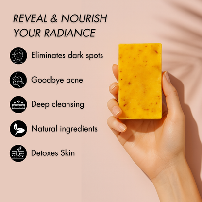Turmeric & Kojic Acid Brightening Soap