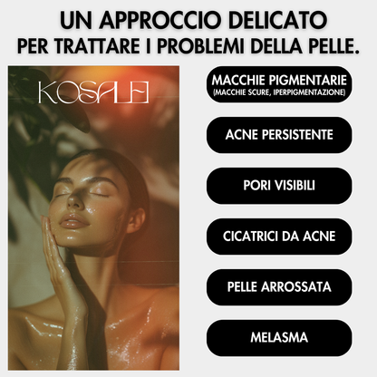Dischetti Glow Up - Dischetti dermo-illuminanti alla Curcuma & Acido Cogico | 40 Dischetti